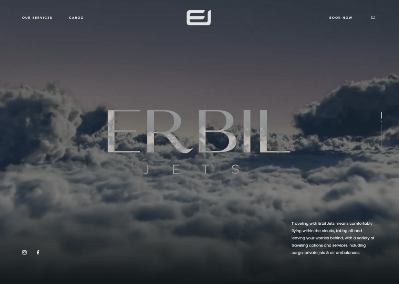 Erbil Jets - Private jet renting website