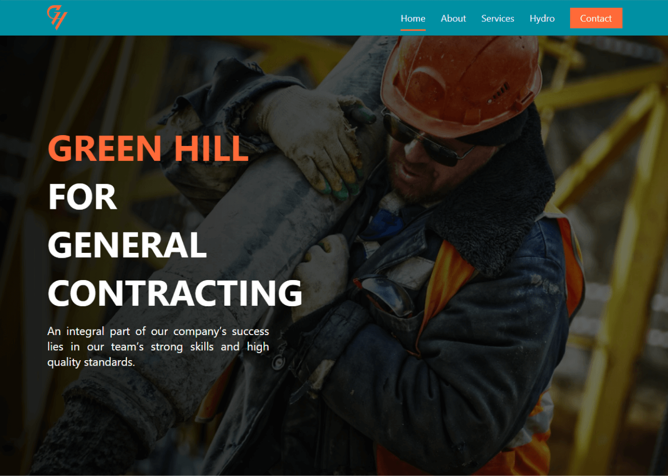 Green Hill - General contracting website